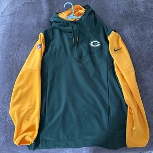 Green Bay Packers Nike 1/2-Zip Hoodie